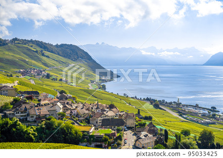 Lavaux vineyards and Lake Geneva (Switzerland) 95033425