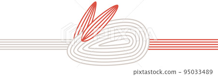 Mizuhiki with the motif of rabbits in the year of the rabbit Mizuhiki with the motif of rabbits in the year of the rabbit 95033489