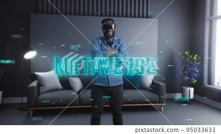 Metaverse 3D text Metaverse 3D text 95033631