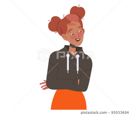 Pensive Woman Character Thinking and Considering Something Vector Illustration Pensive Woman Character Thinking and Considering Something Vector Illustration 95033684