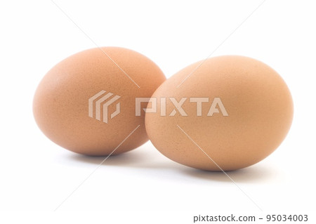 Red egg white background Red egg white background 95034003