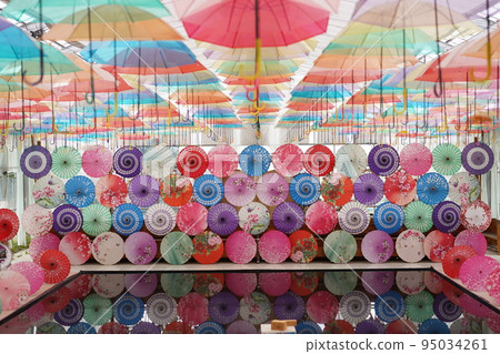 Colorful umbrella 95034261