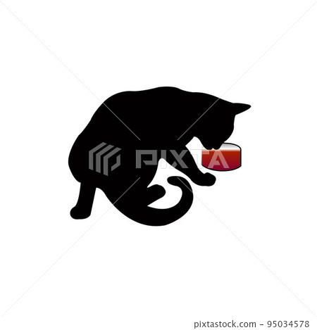 a cat body silhouette vector a cat body silhouette vector 95034578