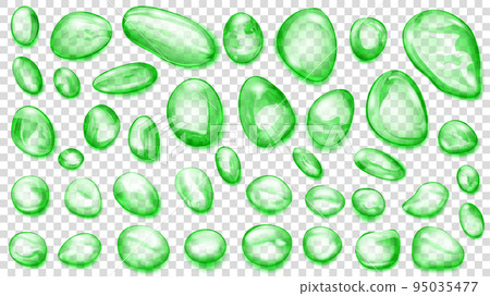 Transparent drops Transparent drops 95035477