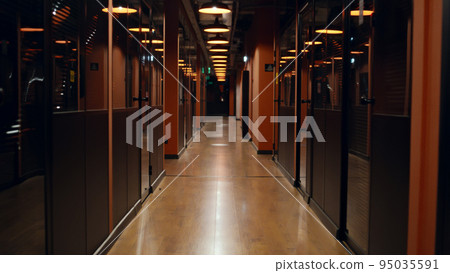 Corridor of modern business center office Corridor of modern business center office 95035591