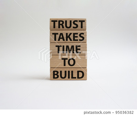 Tell us what you think symbol. Wooden blocks with words Tell us what you think. Beautiful white background. Business and Tell us what you think concept. Copy space. 95036382