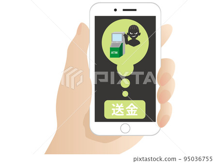 Remittance transfer fraud smartphone 95036755