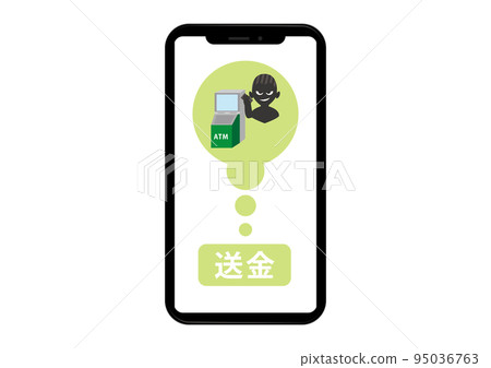 Remittance transfer fraud smartphone Remittance transfer fraud smartphone 95036763