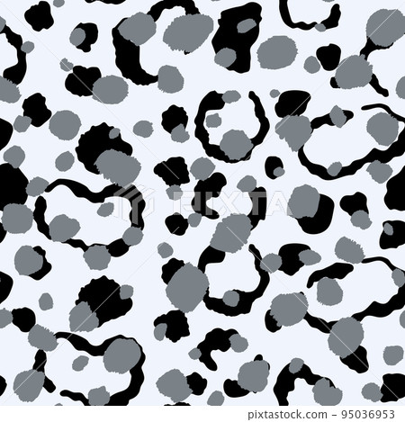 Abstract modern leopard seamless pattern. Animals trendy background. Color decorative vector stock illustration for print, card, postcard, fabric, textile. Modern ornament of stylized skin 95036953