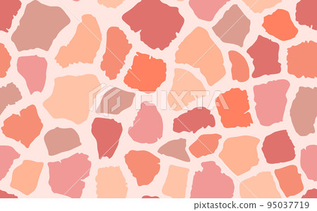 Abstract modern giraffe seamless pattern. Animals trendy background. Colorful decorative vector stock illustration for print, card, postcard, fabric, textile. Modern ornament of stylized skin 95037719