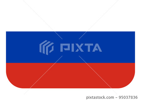 Flag of Russia. Russian national symbol in official colors. Template icon. Abstract vector background 95037836