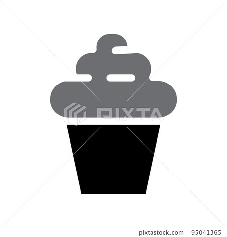 Illustration Vector Graphic of Cupcake icon 95041365