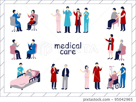 Medical staff hospital material collection Medical staff hospital material collection 95042965