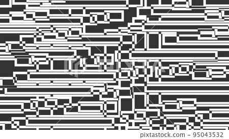 4k background material metaverse virtual space monochrome black white balck white virtual space 95043532