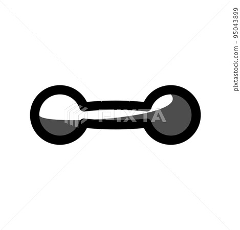 Illustration Vector Graphic of Dumbbell icon 95043899