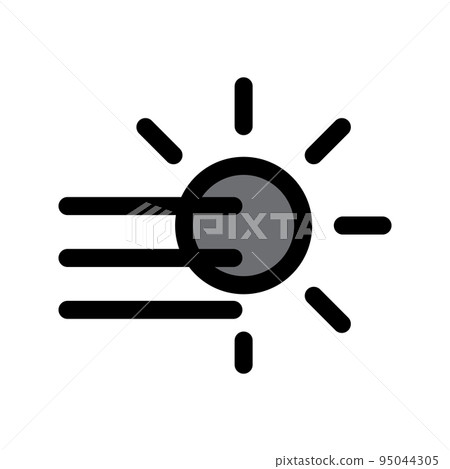 Illustration Vector Graphic of Fog Day icon - Stock Illustration ...