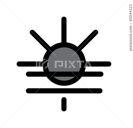 Illustration Vector Graphic of Fog Day icon 95044325