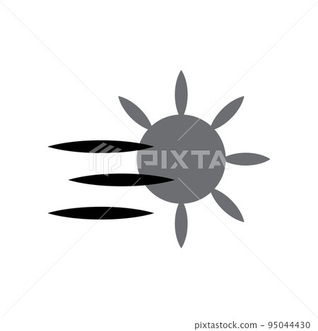 Illustration Vector Graphic of Fog Day icon 95044430