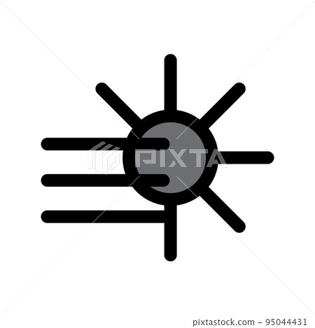 Illustration Vector Graphic of Fog Day icon 95044431
