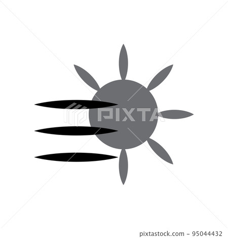 Illustration Vector Graphic of Fog Day icon 95044432