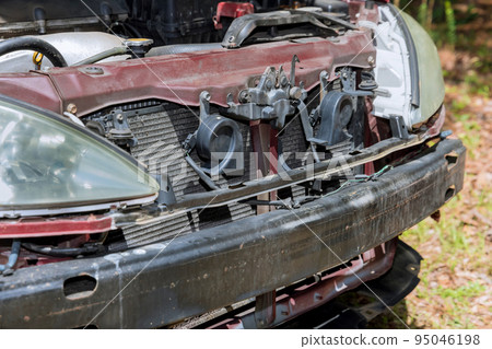 An accident caused the vehicle bumper to need to be replaced due to the damage it sustained An accident caused the vehicle bumper to need to be replaced due to the damage it sustained 95046198