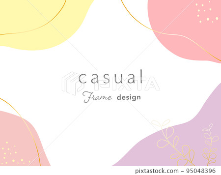 Yurufuwa pastel background material 95048396