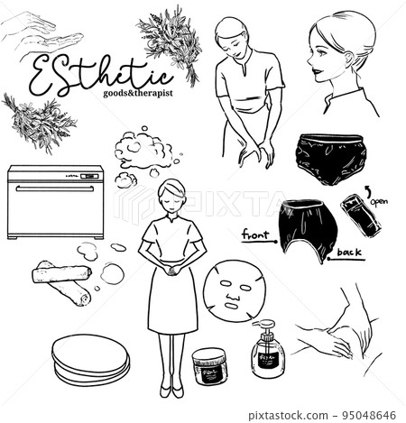 Beauty salon therapist and goods 95048646