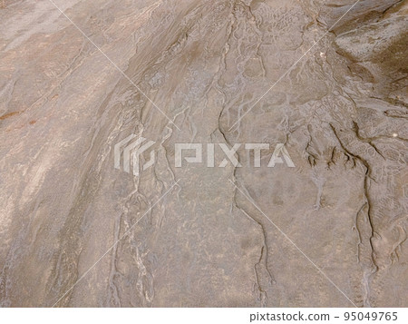 Summertime rock quarry after rain 95049765