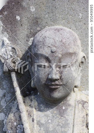 Cultural property of Shinshu Master craftsman Sadaharu Moriya's stone Buddha Kiso Chofuku-ji Temple's Enmei Jizo Bodhisattva statue 95049995