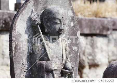 Cultural property of Shinshu Master craftsman Sadaharu Moriya's stone Buddha Kiso Chofuku-ji Temple's Enmei Jizo Bodhisattva statue Cultural property of Shinshu Master craftsman Sadaharu Moriya's stone Buddha Kiso Chofuku-ji Temple's Enmei Jizo Bodhisattva statue 95049998