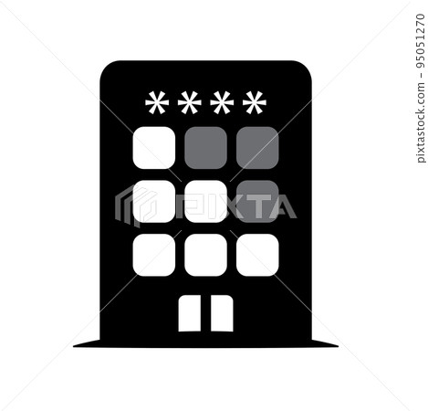 Illustration Vector graphic of Hotel icon Illustration Vector graphic of Hotel icon 95051270
