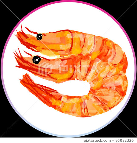 New Year dishes Shrimp 95052326