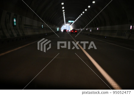 road transportation car tunnel driving highway drive road transportation car tunnel driving highway drive 95052477