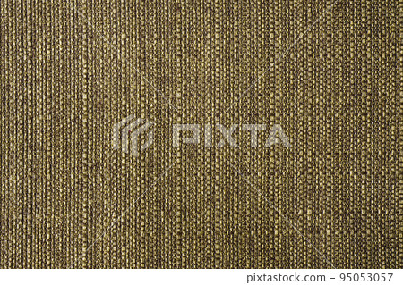 Close up texture of brown coarse weave upholstery fabric. Decorative textile background Close up texture of brown coarse weave upholstery fabric. Decorative textile background 95053057
