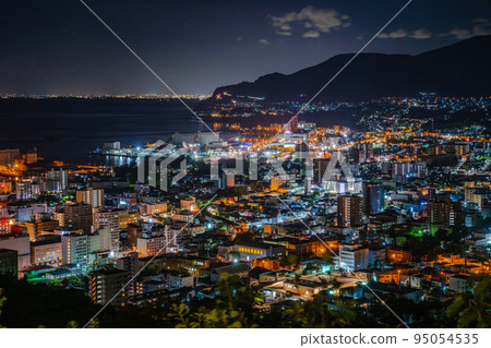 Night view from Asahi Observatory in Otaru 95054535