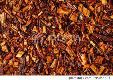 Macro photo of black leaf tea. Chinese tea, oolong, caffeine 95054681