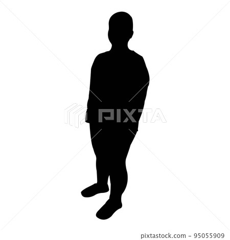 a woman body silhouette vector 95055909