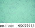 Rough green painted paper texture 95055942