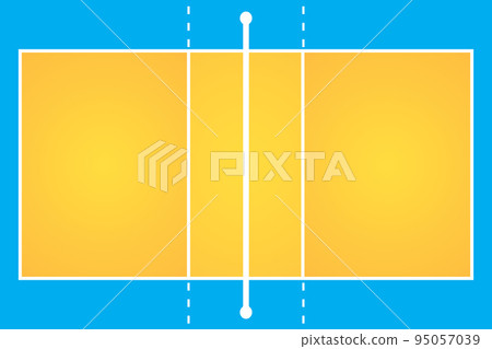 Volleyball court vector 95057039
