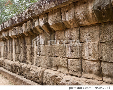 Architecture of ancient temple complex Angkor, Siem Reap 95057241