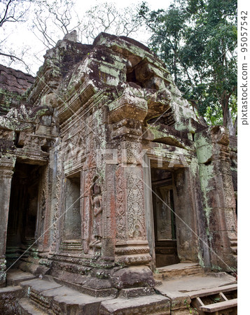 Architecture of ancient temple complex Angkor, Siem Reap Architecture of ancient temple complex Angkor, Siem Reap 95057542