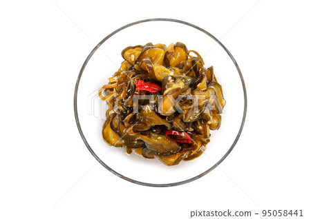 pickled cucumber thinly sliced pickled cucumber thinly sliced 95058441