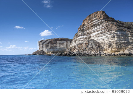 panorama of sea and cliff panorama of sea and cliff 95059053