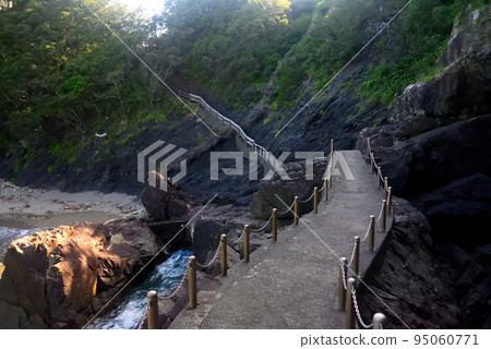 A wild promenade in Ebisu Cave in Hiwasa, which is famous for spawning sea turtles in Shikoku, Minami Town, Tokushima Prefecture (1) A wild promenade in Ebisu Cave in Hiwasa, which is famous for spawning sea turtles in Shikoku, Minami Town, Tokushima Prefecture (1) 95060771