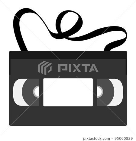 破損的 vhs 磁帶 95060829