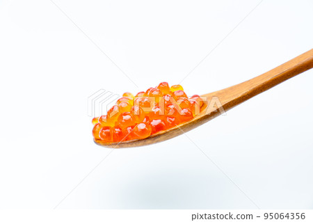 Up of salmon roe pickled in soy sauce Up of salmon roe pickled in soy sauce 95064356