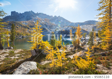 Alpine lake 95065110