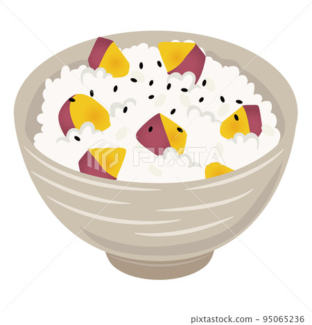 煮熟的米飯/紅薯飯 95065236