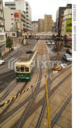 Nagasaki tram and junction 95066245