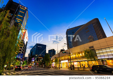 Urban scenery of Ginza, Chuo-ku, Tokyo Yurakucho Marion and Nishiginza 95066284